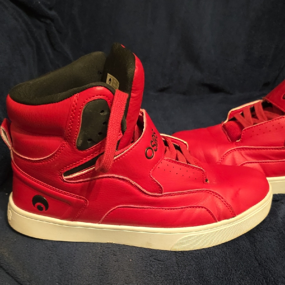 Osiris Men's Vibrant Red High-Top Sneakers